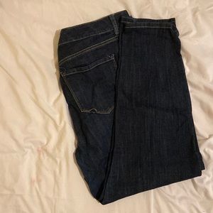 Liz Claiborne 16 W Boyfriend Skinny Jean Dark